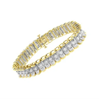 Haus Of Brilliance 14k Gold 5.0 Cttw Diamond Reflective Tennis Bracelet