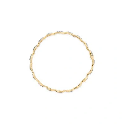 Haus Of Brilliance 10k Gold 1/3 Cttw Diamond 3 Stone Teardrop Design Link Bracelet (i-j Color In Gold