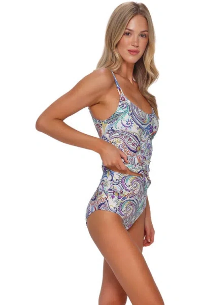 Sunsets Anya Tankini Swimsuit Top In Multi