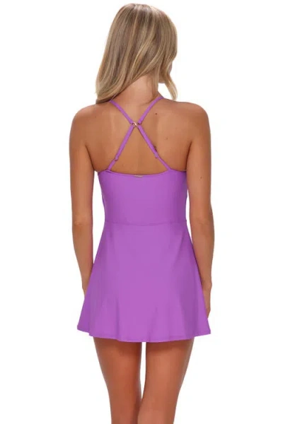 Sunsets Naomi Swim Dress In Purple