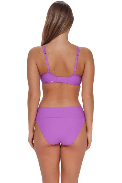 Sunsets Ally Underwire Bikini Swimsuit Top In Purple