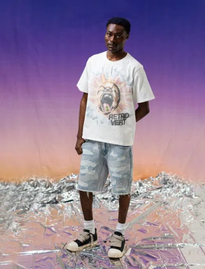 Retrovert Sun Tongue Tee In White