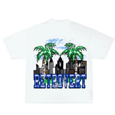 Retrovert City Bird Tee In Blue