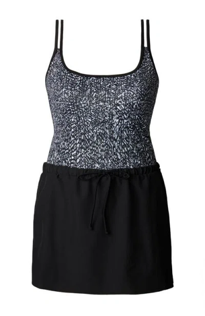 Shapesolver Sport Skirted Runaround Chlorine Resistant One-piece Swimsuit