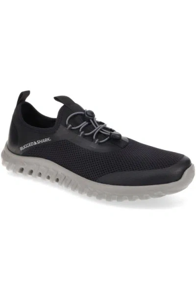 Rugged Shark Mens Cay Water Shoes In Black
