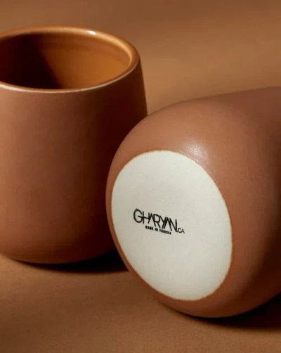 Gharyan Stoneware Stoneware Coffee & Tea Cup | Edan 7.5 oz In Brown
