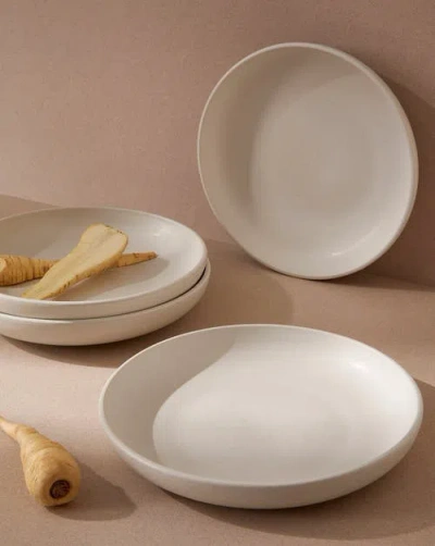 Gharyan Stoneware Le Kuisto Dinnerware Set In White