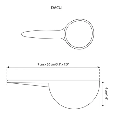 Gharyan Stoneware Stoneware Bowl Spoon Shape | Dadasi In White