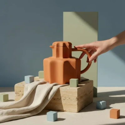 Form & Seek Comet Jug In Brown