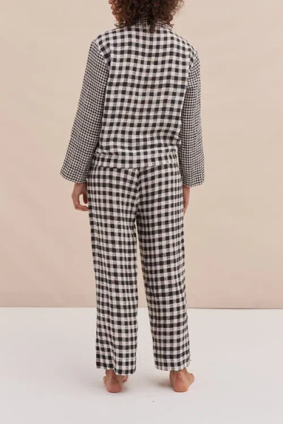 Desmond & Dempsey Pajama Pocket Set In Multi