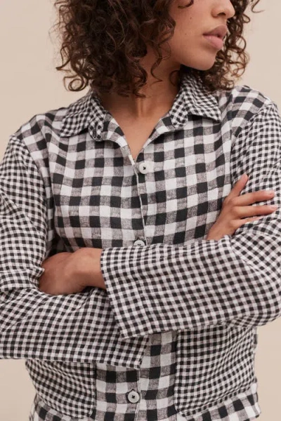 Desmond & Dempsey Pajama Pocket Set In Multi