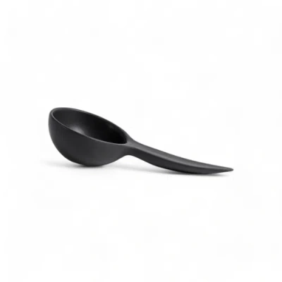 Gharyan Stoneware Stoneware Bowl Spoon Shape | Dadasi In Black