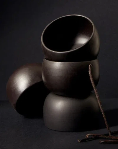 Gharyan Stoneware Le Kuisto Dinnerware Set In Black