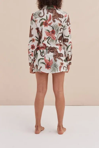 Desmond & Dempsey Signature Pajama Set In Multi