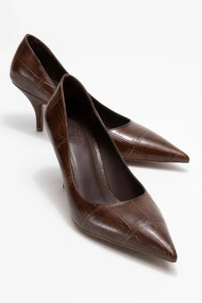 Prologue Shoes Marcus Pointed Toe Pump In Animal Print