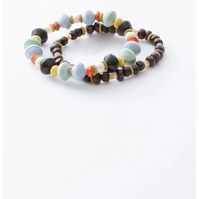 Noonday Collection Ubuntu Bracelet Set In Multi