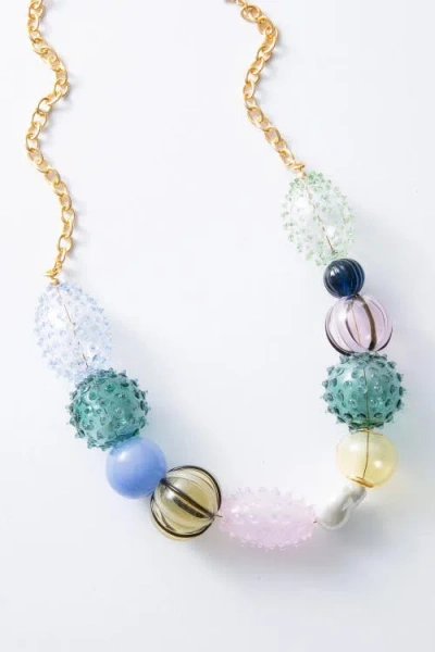 Noonday Collection Iris Glass Blown Necklace In Multi