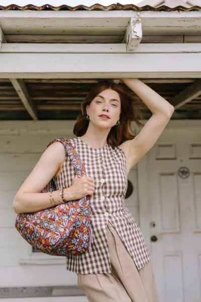 Noonday Collection Jasper Hoops In Green