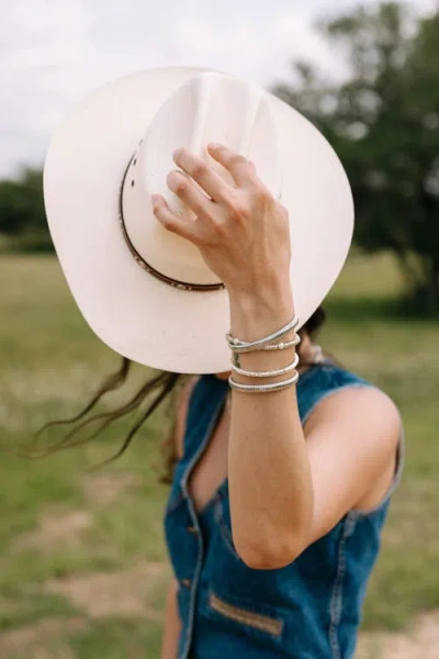 Noonday Collection Silver Sequin Bracelet In Silver