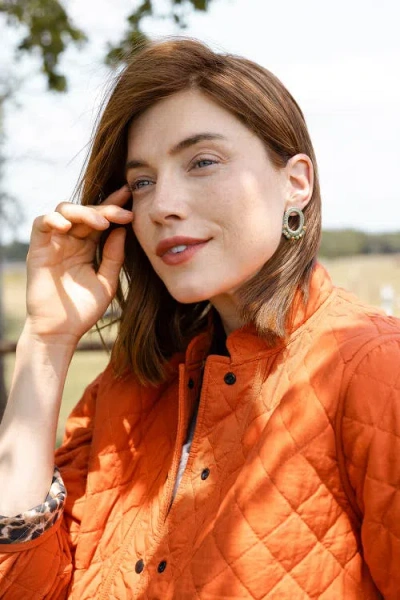 Noonday Collection Anjana Crochet Midi Earrings In Green