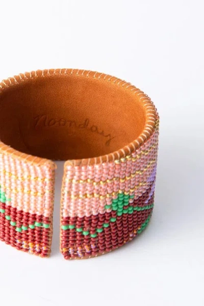 Noonday Collection Desert Sunset Cuff In Orange