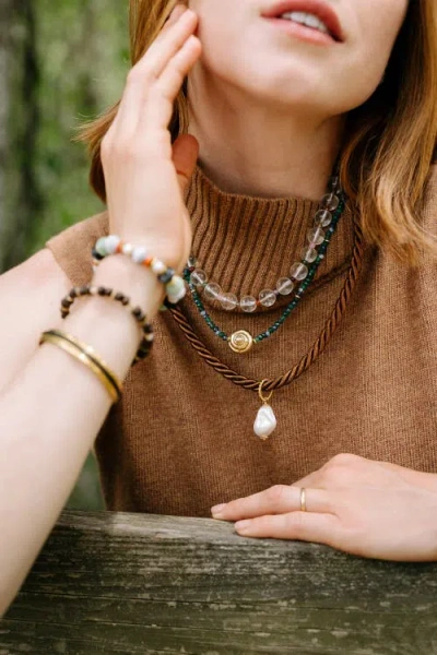 Noonday Collection Lucid Glass Necklace In Multi