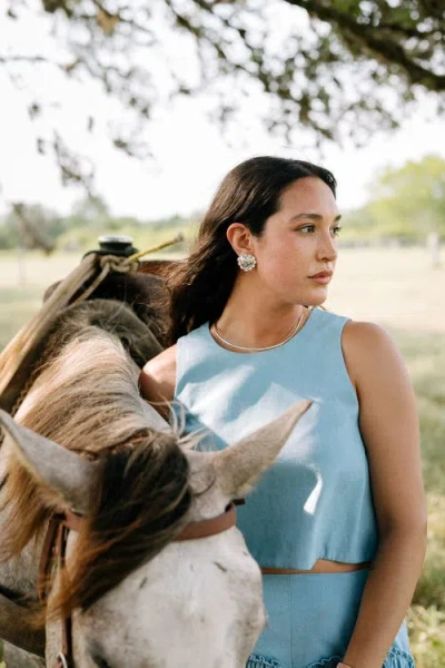 Noonday Collection Puffy Scalloped Heart Earrings In Silver