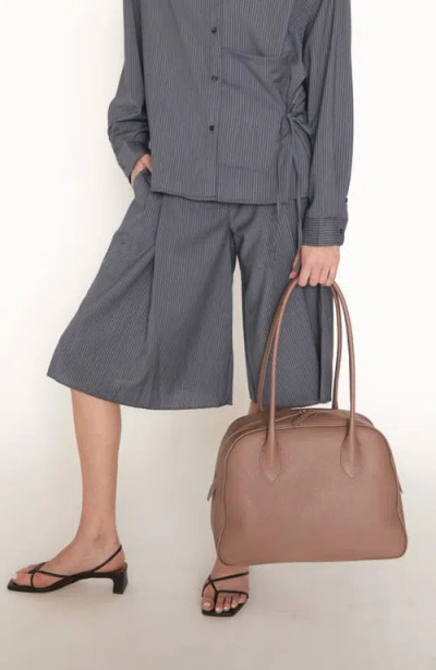 Hyer Goods Leather Autostrada Tote Bag In Brown