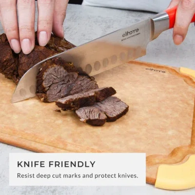 Elihome Premium Series 10 X 13 X 1/4 Cutting Board In Brown