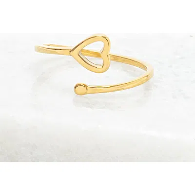 Starfish Project Ada Gold Heart Ring In Gold