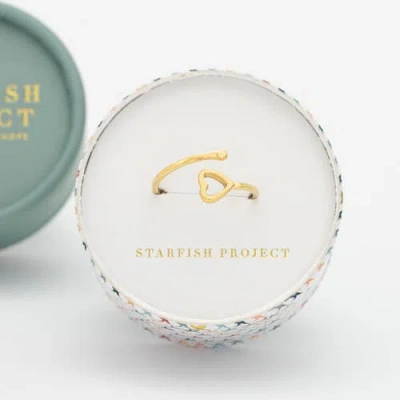 Starfish Project Ada Gold Heart Ring In Gold