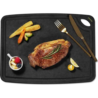 Elihome Classic Series 10 X 13 X 1/4 Cutting Board In Black