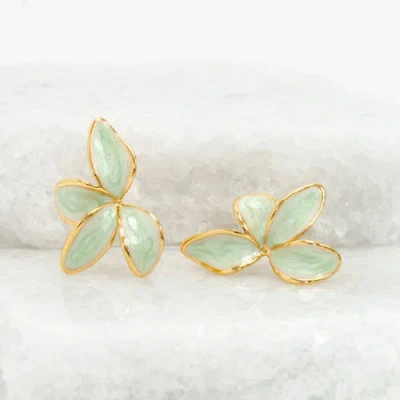 Starfish Project Poised Petal Earrings In Gold