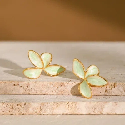 Starfish Project Poised Petal Earrings In Gold