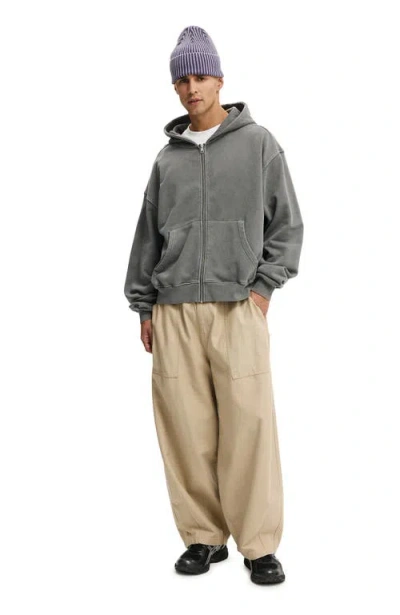 Cotton On Cropped Zip Up Hoodie In Multi