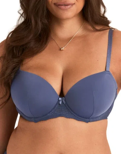 Adore Me Jennakate Contour Demi Bra In Blue