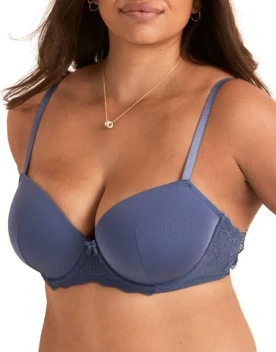 Adore Me Jennakate Contour Demi Bra In Blue