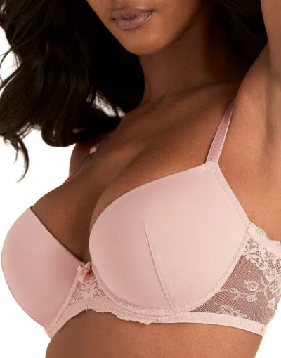Adore Me Jennakate Push Up Demi Bra In Pink