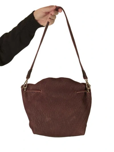 Carlos Falchi Full Size Convertible Butterfly Lambskin Crossbody Bag