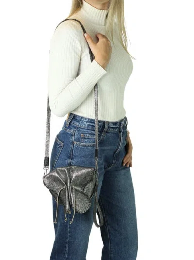 Carlos Falchi Mini Butterfly Lambskin Convertible Crossbody Bag