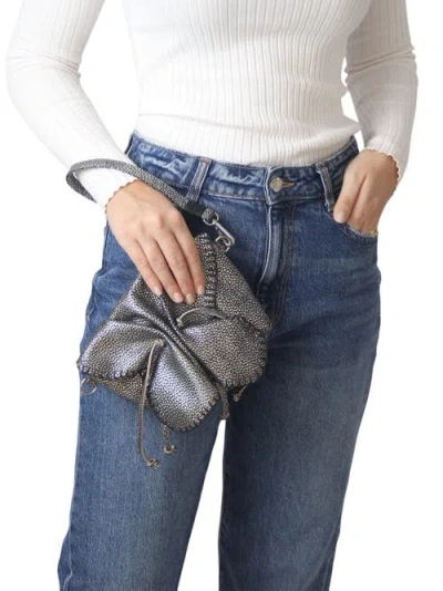 Carlos Falchi Mini Butterfly Lambskin Convertible Crossbody Bag