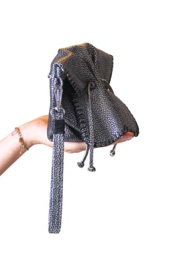 Carlos Falchi Mini Butterfly Lambskin Convertible Crossbody Bag