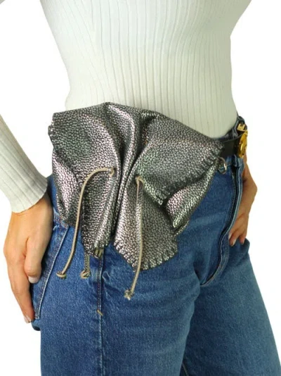 Carlos Falchi Mini Butterfly Lambskin Convertible Crossbody Bag