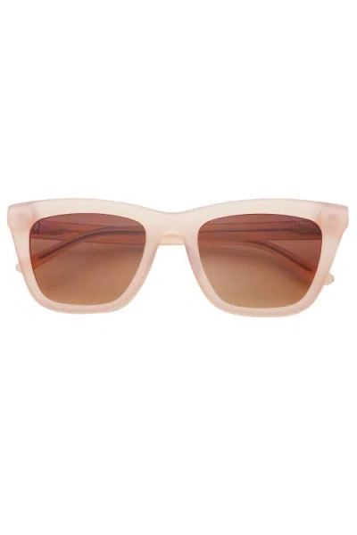Freyrs Eyewear Lucy Square Sunglasses In Brown