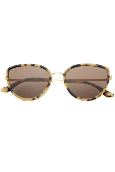 Freyrs Eyewear Luna Cat Eye Sunglasses In Brown