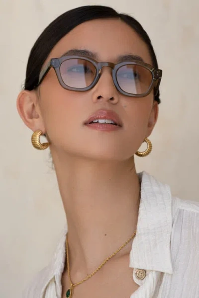 Freyrs Eyewear Blake Square Sunglasses In Yellow