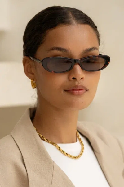 Freyrs Eyewear Sophie Cat Eye Sunglasses In Brown