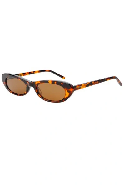 Freyrs Eyewear Sophie Cat Eye Sunglasses In Brown