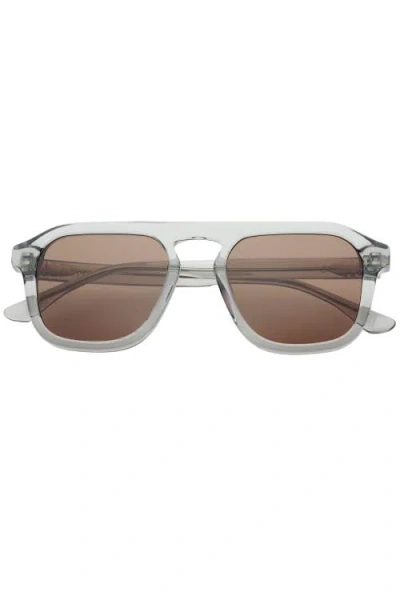Freyrs Eyewear Addison Aviator Sunglasses In Gray