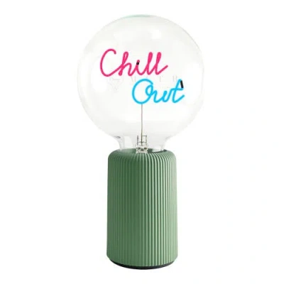 Mitb Chill Out Portable Table Lamp In Green